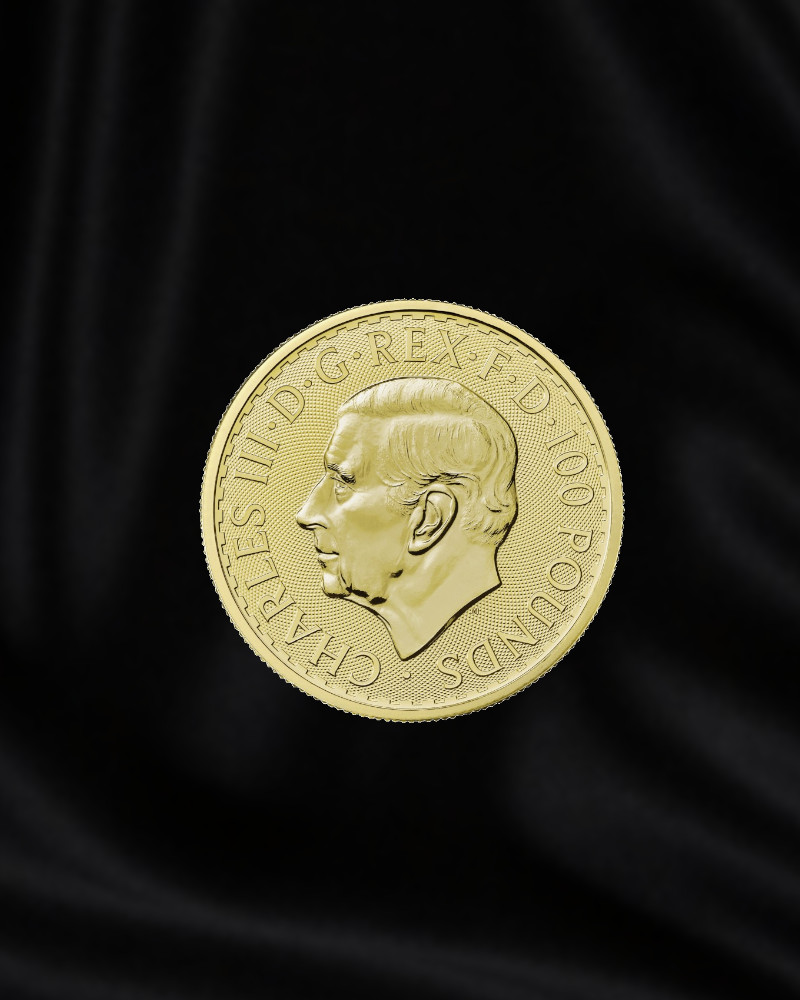 Moneda de ORO Britannia. Carlos III. 1oz. 2024/25.