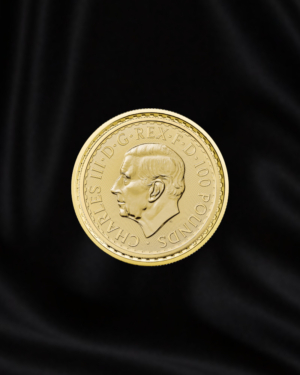 Moneda de oro de inversion de 1 onza Britannia. 2023