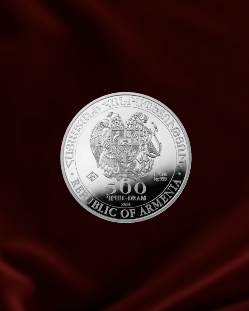 Moneda de PLATA Arca de Noé de Armenia de 1 oz. 2024