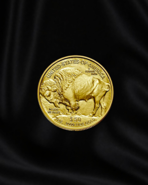 Moneda de oro Búfalo de Estados Unidos de 1 oz (Reverso)