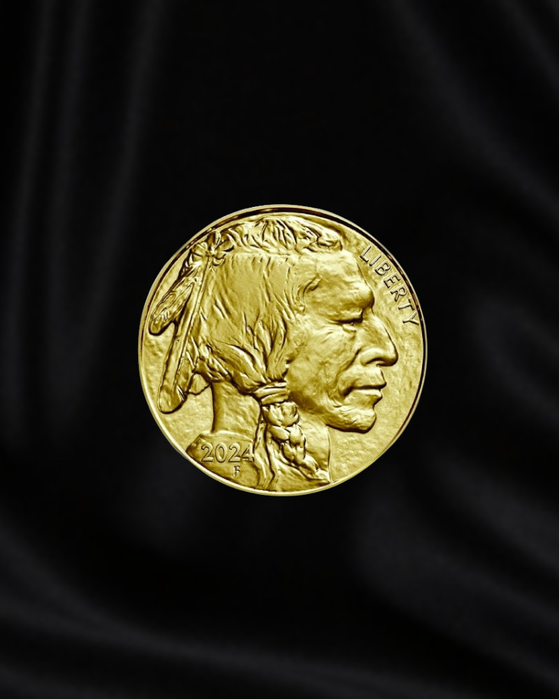Moneda de ORO Búfalo de Estados Unidos de 1oz. 2024.