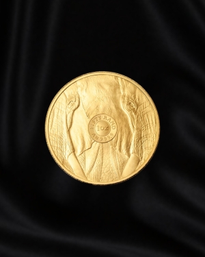 Moneda de oro de inversion de 1 oz. Big Five, Elefante de Sudafrica. 2025
