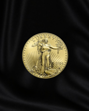 Moneda de ORO Águila americana. American Eagle de 1/10oz. 2024 Reverso