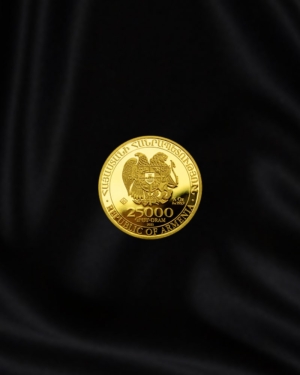 Moneda de oro Arca de Noé de Armenia de 1/2 oz