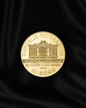 Moneda de oro Filarmónica de Viena de 1/10 oz