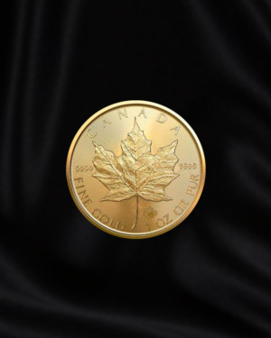 Moneda de oro Hoja de arce de Canadá de 1 oz