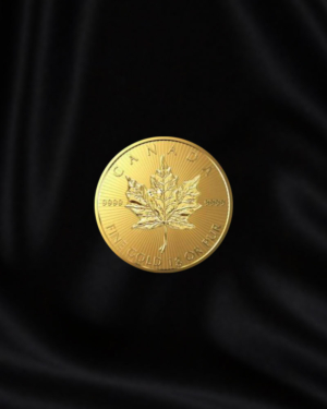 Moneda de oro Hoja de arce de Canadá de 1gr