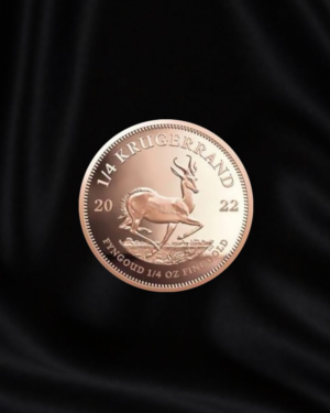 Moneda de oro Krugerrand de Sudáfrica de 1/4 oz