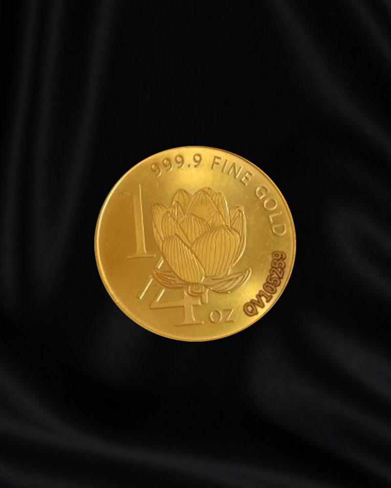 Moneda de oro Vera Valor Elisabeth II de Niue de 1/4 oz - CMC Metales Preciosos