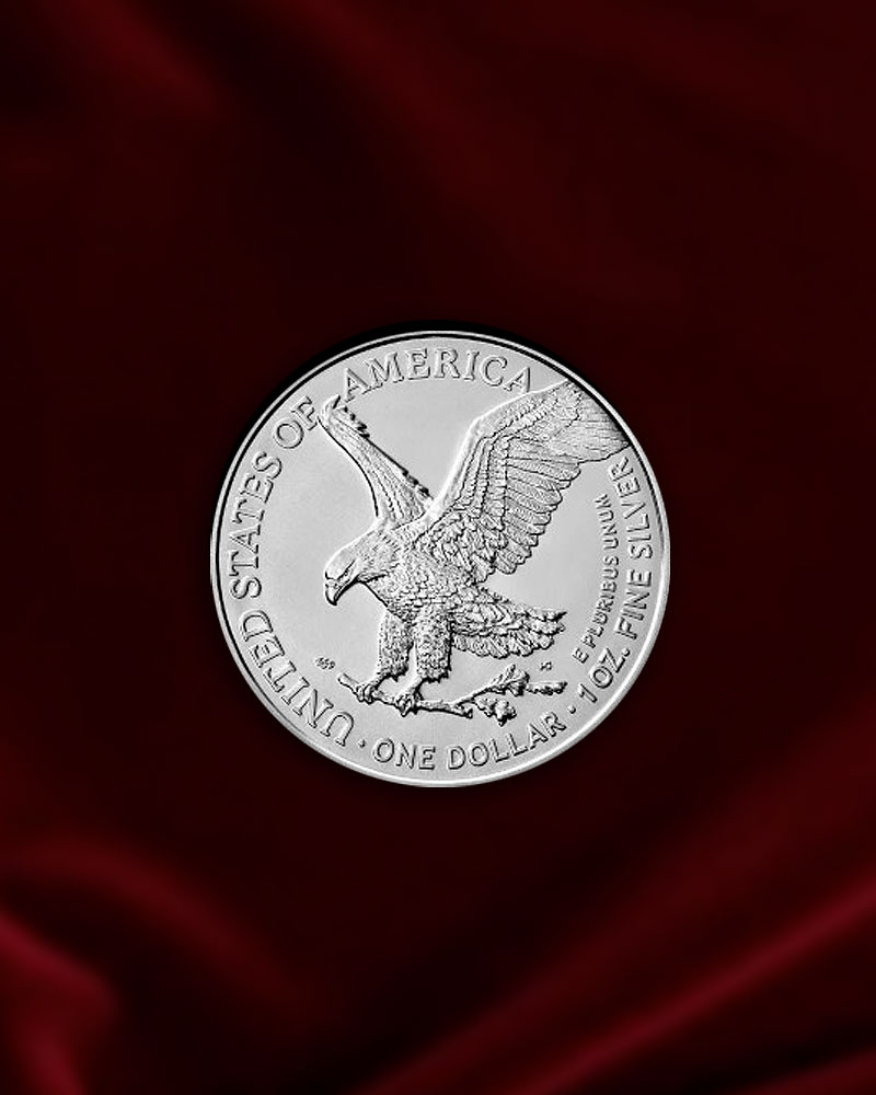 Moneda de plata Águila americana de 1 oz