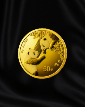 Moneda Panda de China de 3 gr