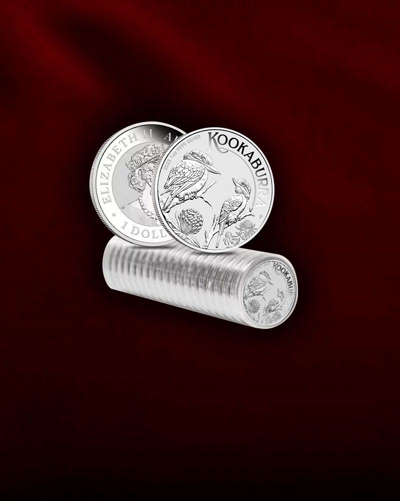 Paquete de 20 monedas de plata Kookaburra de Australia de 1 oz 2023