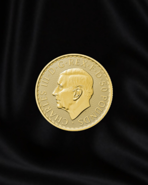 Moneda de oro de inersion Britannia de 1/2 de onza. 2023