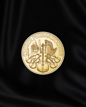 Moneda de oro de inversion 1 onza Filarmonica de Viena. 2023