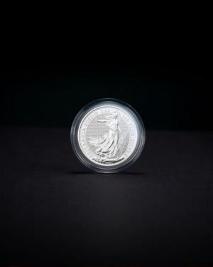 Cápsulas transparentes para monedas de oro y plata