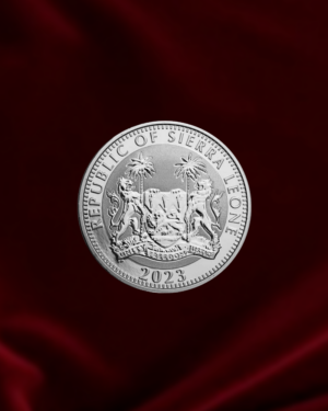 Moneda de plata de inversion de 1 onza Osiris, emitida por Sierra Leona