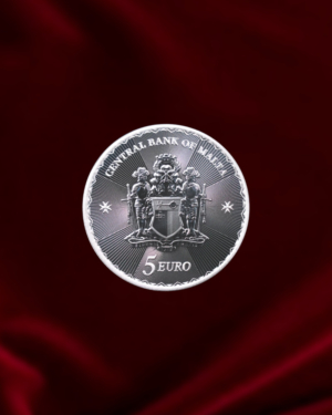 moneda de plata de inversion de malta. 1 onza