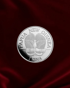 Moneda de plata de inersion de 1 onza. Ave del paraiso