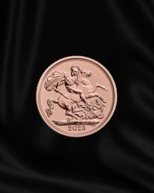 Moneda de oro de inversion Soberano coronacion 2023