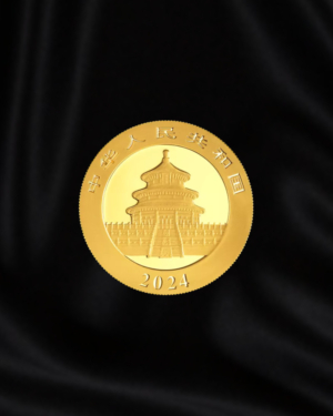 Moneda de oro de inversion Panda de China de 1 gr. 2024. CMC Metales Preciosos