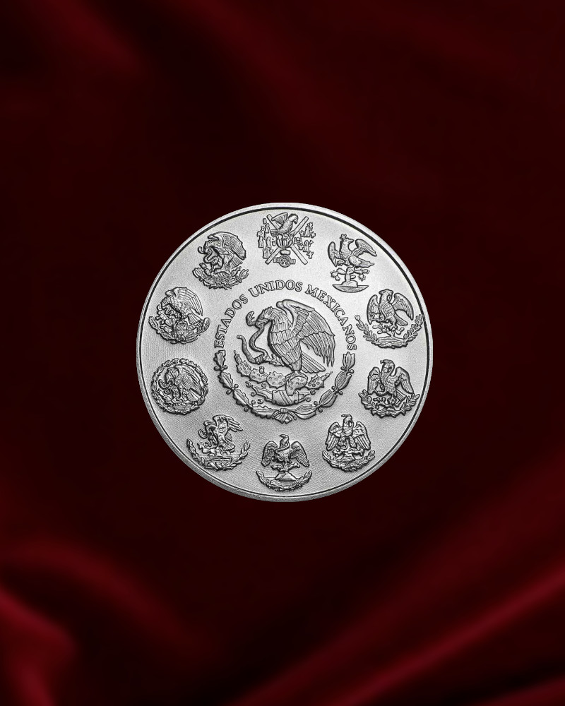 moneda de plata de inversion de 1 onza. 2023. LIbertad de Mexico
