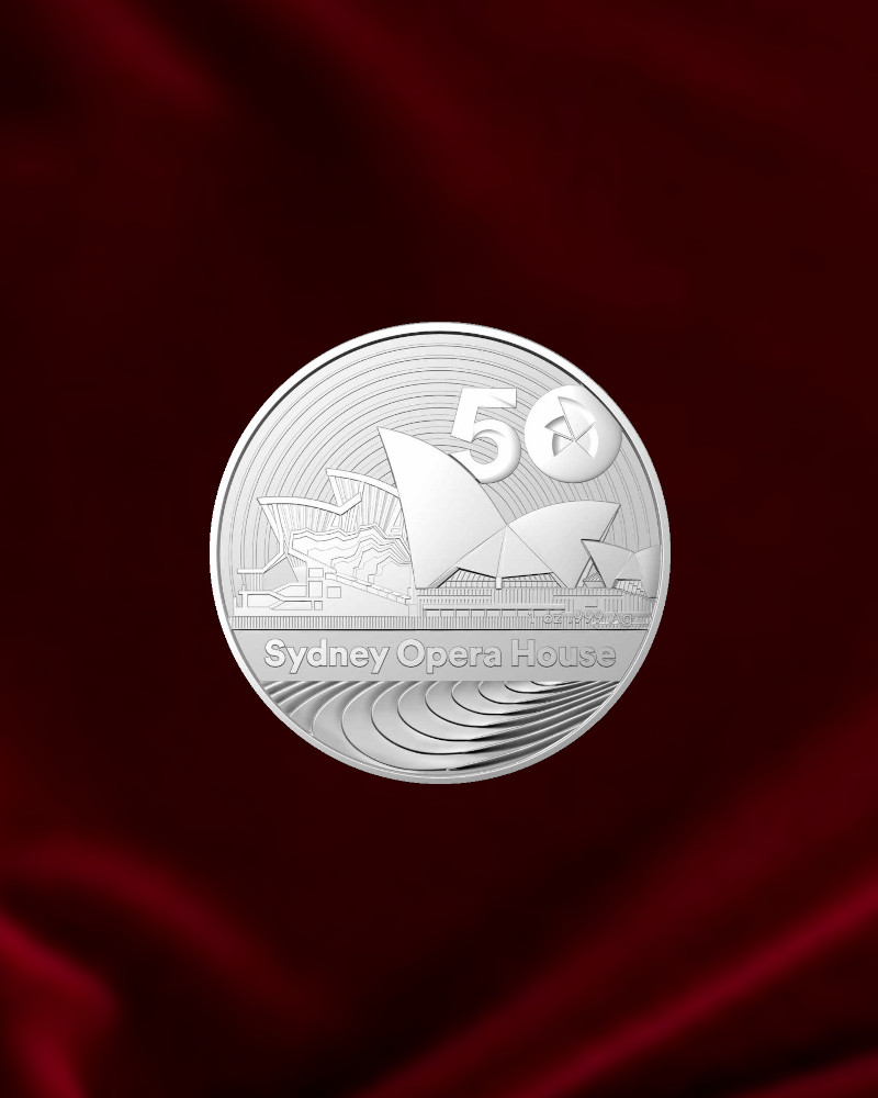 moneda de plata de inversion Opera de Sidney, 1 oz,. CMC Metales Preciosos,