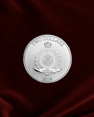 Moneda de PLATA Perseo - Héroes de la Mitología Griega 2024 1 oz (Reverso)