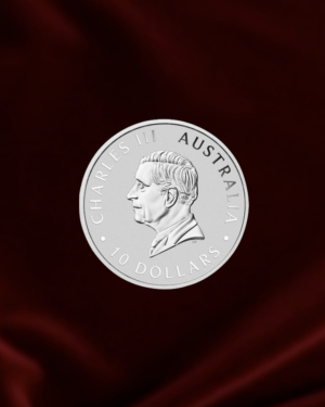 Moneda de PLATA Kookaburra de Australia de 10 oz. 2024