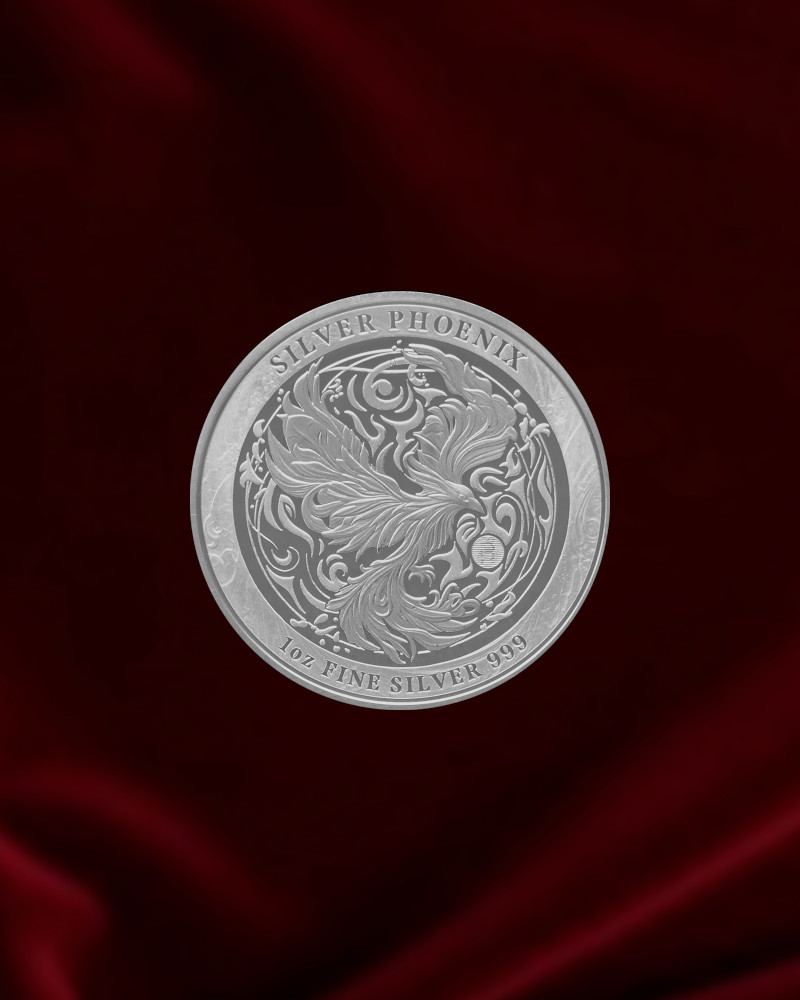 moneda de plata de inversion ave fenix 2024 1OZ