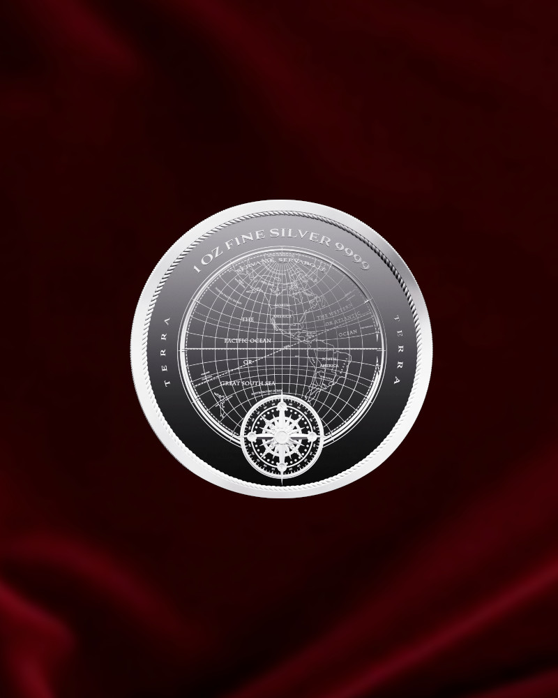 Moneda de PLATA Terra de Niue de 1oz. 2025
