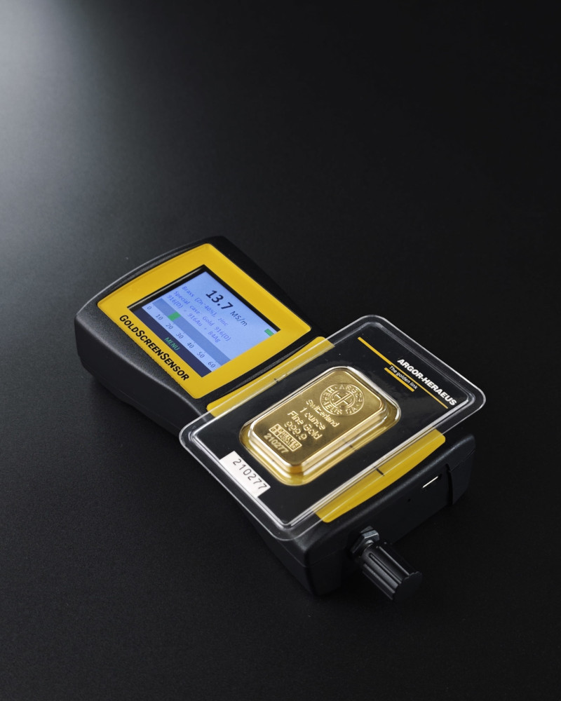 Analizador portátil de autenticidad de metales preciosos