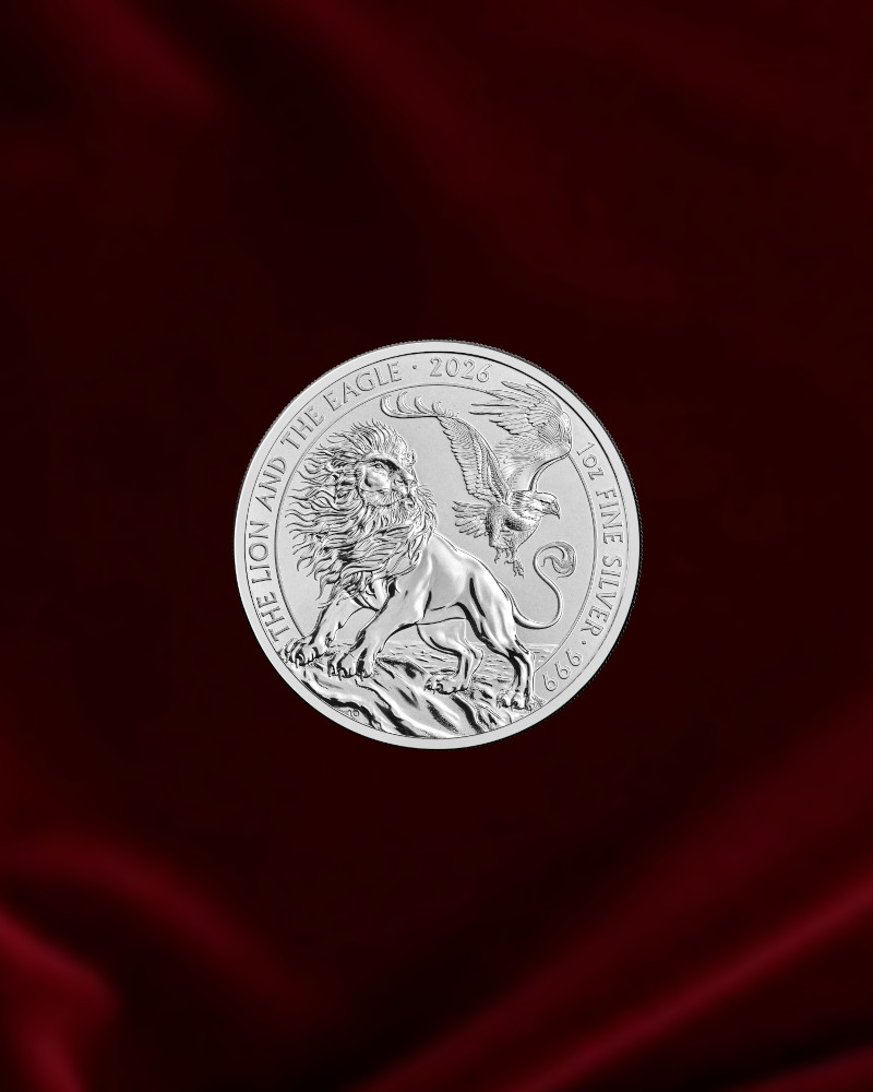 leon_aguila_anv moneda de plata de inversion Leon y Aguila de 1 oz. Año 2026.