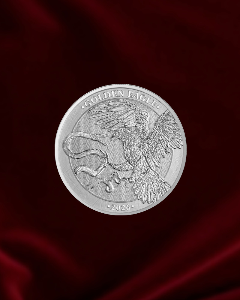 Moneda de PLATA Águila dorada (Golden Eagle) de Malta de 1 oz. 2026